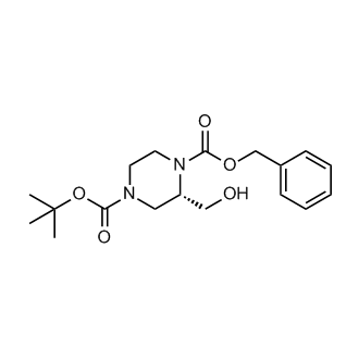 1-Benzyl 4-(tert-butyl) (S)-2-(hydroxymethyl)piperazine-1,4-dicarboxylate