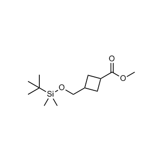Methyl 3-(((tert-butyldimethylsilyl)oxy)methyl)cyclobutane-1-carboxylate