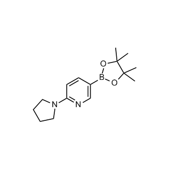 2-(Pyrrolidin-1-yl)-5-(4,4,5,5-tetramethyl-1,3,2-dioxaborolan-2-yl)pyridine