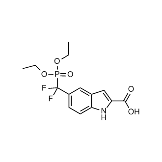 5-((Diethoxyphosphoryl)difluoromethyl)-1H-indole-2-carboxylic acid