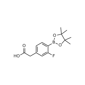 2-(3-Fluoro-4-(4,4,5,5-tetramethyl-1,3,2-dioxaborolan-2-yl)phenyl)acetic acid