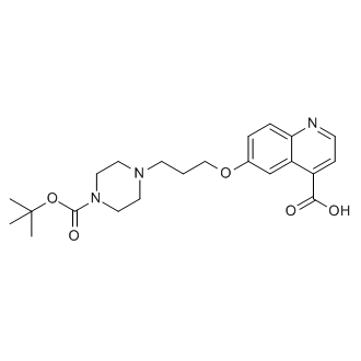 6-(3-(4-(tert-Butoxycarbonyl)piperazin-1-yl)propoxy)quinoline-4-carboxylic acid