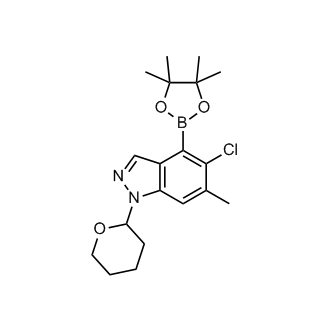 5-Chloro-6-methyl-1-(tetrahydro-2H-pyran-2-yl)-4-(4,4,5,5-tetramethyl-1,3,2-dioxaborolan-2-yl)-1H-indazole