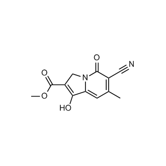 Methyl 6-cyano-1-hydroxy-7-methyl-5-oxo-3,5-dihydroindolizine-2-carboxylate