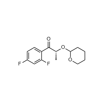 (2R)-1-(2,4-Difluorophenyl)-2-((tetrahydro-2H-pyran-2-yl)oxy)propan-1-one