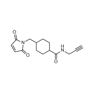 4-((2,5-Dioxo-2,5-dihydro-1H-pyrrol-1-yl)methyl)-N-(prop-2-yn-1-yl)cyclohexanecarboxamide