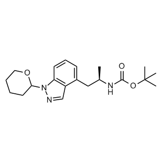 tert-Butyl ((2R)-1-(1-(tetrahydro-2H-pyran-2-yl)-1H-indazol-4-yl)propan-2-yl)carbamate