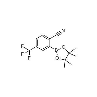 2-(4,4,5,5-Tetramethyl-1,3,2-dioxaborolan-2-yl)-4-(trifluoromethyl)benzonitrile