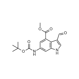 Methyl 6-((tert-butoxycarbonyl)amino)-3-formyl-1H-indole-4-carboxylate