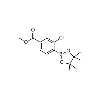 Methyl 3-chloro-4-(4,4,5,5-tetramethyl-1,3,2-dioxaborolan-2-yl)benzoate