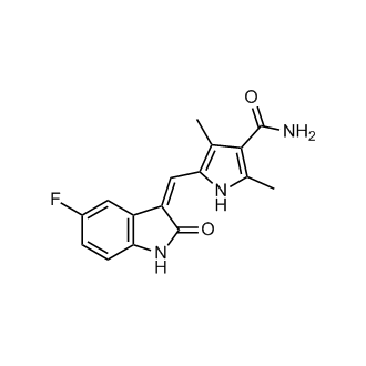 (Z)-5-((5-Fluoro-2-oxoindolin-3-ylidene)methyl)-2,4-dimethyl-1H-pyrrole-3-carboxamide