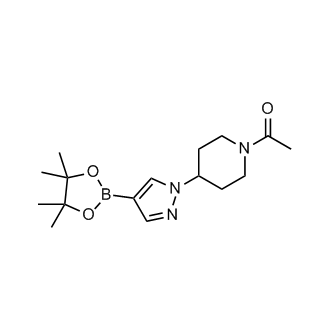 1-(4-(4-(4,4,5,5-Tetramethyl-1,3,2-dioxaborolan-2-yl)-1H-pyrazol-1-yl)piperidin-1-yl)ethan-1-one