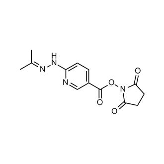 2,5-Dioxopyrrolidin-1-yl 6-(2-(propan-2-ylidene)hydrazinyl)nicotinate