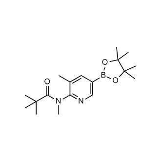 N-Methyl-N-(3-methyl-5-(4,4,5,5-tetramethyl-1,3,2-dioxaborolan-2-yl)pyridin-2-yl)pivalamide