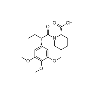 (S)-1-((S)-2-(3,4,5-Trimethoxyphenyl)butanoyl)piperidine-2-carboxylic acid