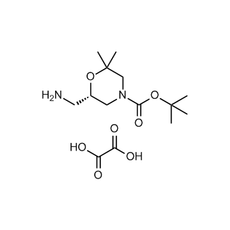 tert-Butyl (S)-6-(aminomethyl)-2,2-dimethylmorpholine-4-carboxylate oxalate