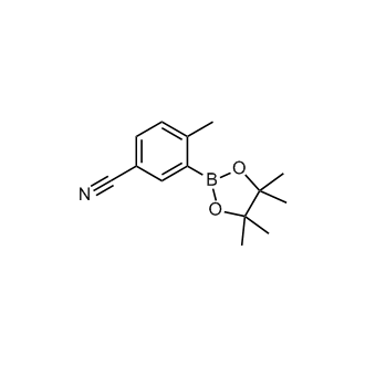 4-Methyl-3-(4,4,5,5-tetramethyl-1,3,2-dioxaborolan-2-yl)benzonitrile