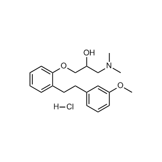 1-(Dimethylamino)-3-(2-(3-methoxyphenethyl)phenoxy)propan-2-ol hydrochloride