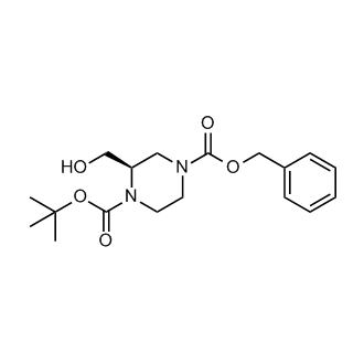 4-Benzyl 1-(tert-butyl) (R)-2-(hydroxymethyl)piperazine-1,4-dicarboxylate