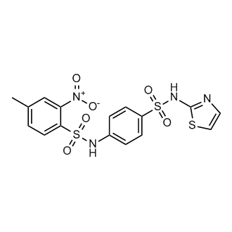 4-Methyl-2-nitro-N-(4-(N-(thiazol-2-yl)sulfamoyl)phenyl)benzenesulfonamide