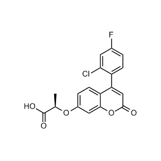 (R)-2-((4-(2-Chloro-4-fluorophenyl)-2-oxo-2H-chromen-7-yl)oxy)propanoic acid