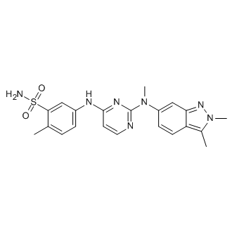 5-((2-((2,3-Dimethyl-2H-indazol-6-yl)(methyl)amino)pyrimidin-4-yl)amino)-2-methylbenzenesulfonamide