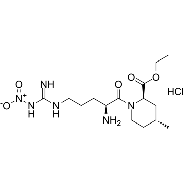 (2R,4R)-Ethyl 1-(2-amino-5-(3-nitroguanidino)pentanoyl)-4-methylpiperidine-2-carboxylate hydrochloride