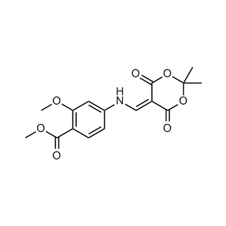 Methyl 4-(((2,2-dimethyl-4,6-dioxo-1,3-dioxan-5-ylidene)methyl)amino)-2-methoxybenzoate