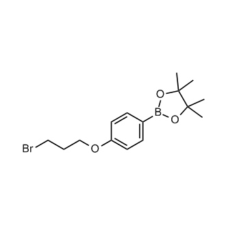 2-(4-(3-Bromopropoxy)phenyl)-4,4,5,5-tetramethyl-1,3,2-dioxaborolane