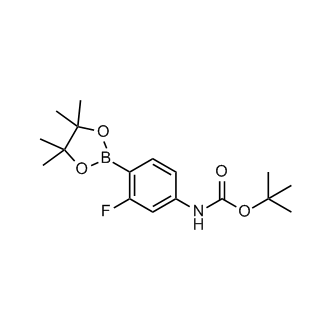 tert-Butyl (3-fluoro-4-(4,4,5,5-tetramethyl-1,3,2-dioxaborolan-2-yl)phenyl)carbamate