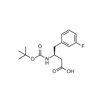(S)-3-((tert-Butoxycarbonyl)amino)-4-(3-fluorophenyl)butanoic acid