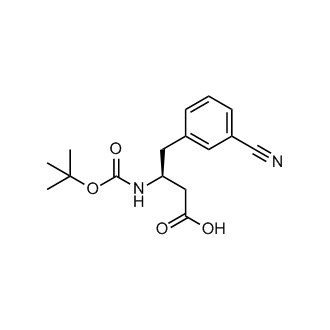 (S)-3-((tert-Butoxycarbonyl)amino)-4-(3-cyanophenyl)butanoic acid