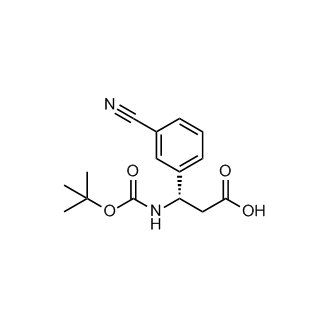 (S)-3-((tert-Butoxycarbonyl)amino)-3-(3-cyanophenyl)propanoic acid