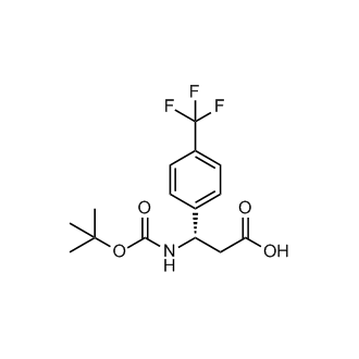 (S)-3-((tert-Butoxycarbonyl)amino)-3-(4-(trifluoromethyl)phenyl)propanoic acid