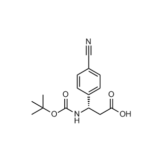 (S)-3-((tert-Butoxycarbonyl)amino)-3-(4-cyanophenyl)propanoic acid
