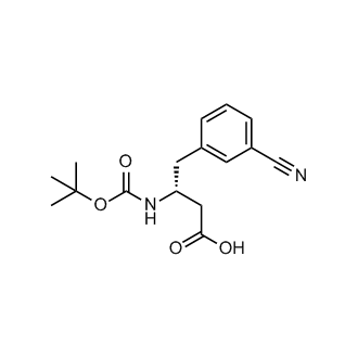 (R)-3-((tert-Butoxycarbonyl)amino)-4-(3-cyanophenyl)butanoic acid