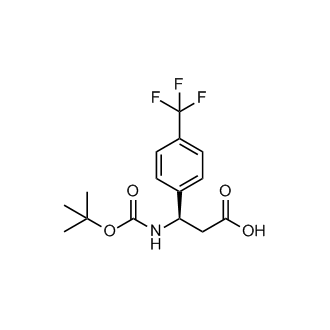 (R)-3-((tert-Butoxycarbonyl)amino)-3-(4-(trifluoromethyl)phenyl)propanoic acid