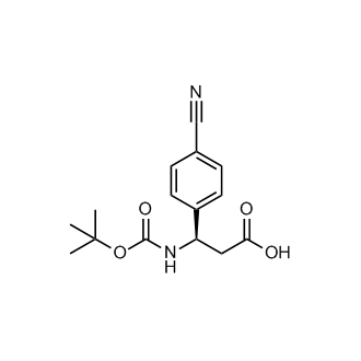 (R)-3-((tert-Butoxycarbonyl)amino)-3-(4-cyanophenyl)propanoic acid