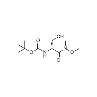 (R)-tert-Butyl (3-hydroxy-1-(methoxy(methyl)amino)-1-oxopropan-2-yl)carbamate
