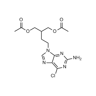 2-(2-(2-Amino-6-chloro-9H-purin-9-yl)ethyl)propane-1,3-diyl diacetate
