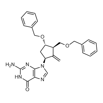 2-Amino-9-((1S,3R,4S)-4-(benzyloxy)-3-((benzyloxy)methyl)-2-methylenecyclopentyl)-1H-purin-6(9H)-one