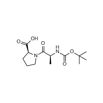 (S)-1-((S)-2-((tert-Butoxycarbonyl)amino)propanoyl)pyrrolidine-2-carboxylic acid