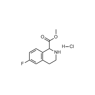 Methyl 6-fluoro-1,2,3,4-tetrahydroisoquinoline-1-carboxylate hydrochloride