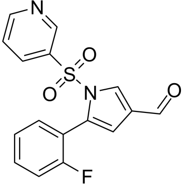 5-(2-Fluorophenyl)-1-(pyridin-3-ylsulfonyl)-1H-pyrrole-3-carbaldehyde