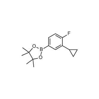 2-(3-Cyclopropyl-4-fluorophenyl)-4,4,5,5-tetramethyl-1,3,2-dioxaborolane