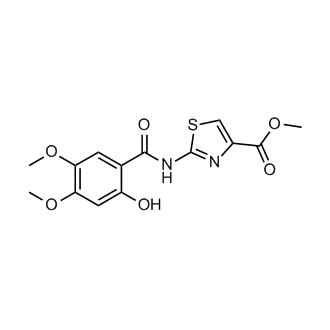 Methyl 2-(2-hydroxy-4,5-dimethoxybenzamido)thiazole-4-carboxylate