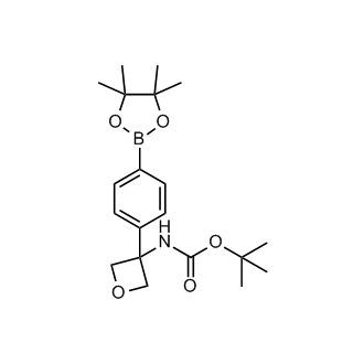 tert-Butyl (3-(4-(4,4,5,5-tetramethyl-1,3,2-dioxaborolan-2-yl)phenyl)oxetan-3-yl)carbamate