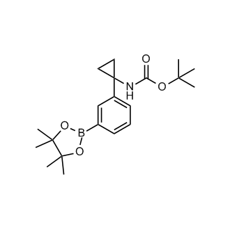 tert-Butyl (1-(3-(4,4,5,5-tetramethyl-1,3,2-dioxaborolan-2-yl)phenyl)cyclopropyl)carbamate