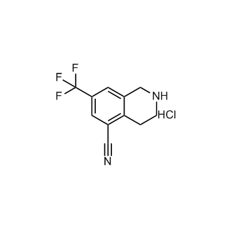 7-(Trifluoromethyl)-1,2,3,4-tetrahydroisoquinoline-5-carbonitrilehydrochloride