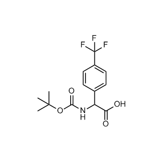 2-((tert-Butoxycarbonyl)amino)-2-(4-(trifluoromethyl)phenyl)aceticacid